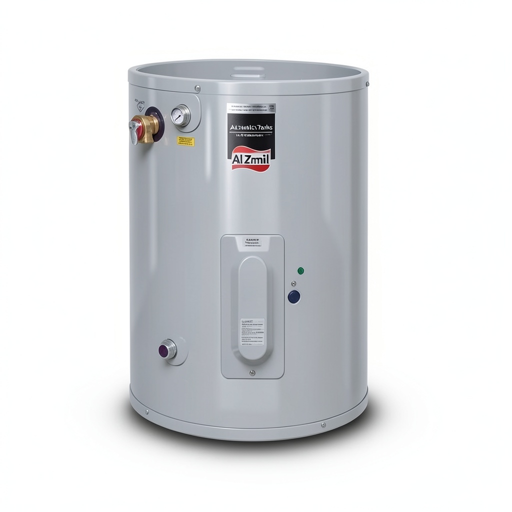 Vertical Central Water Heater 10 GAL Capacity, Stainless Steel | Al Zamil Tanks