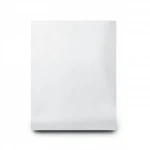 Plain wallpaper, white-gray color, size 15.6 m x 100 cm