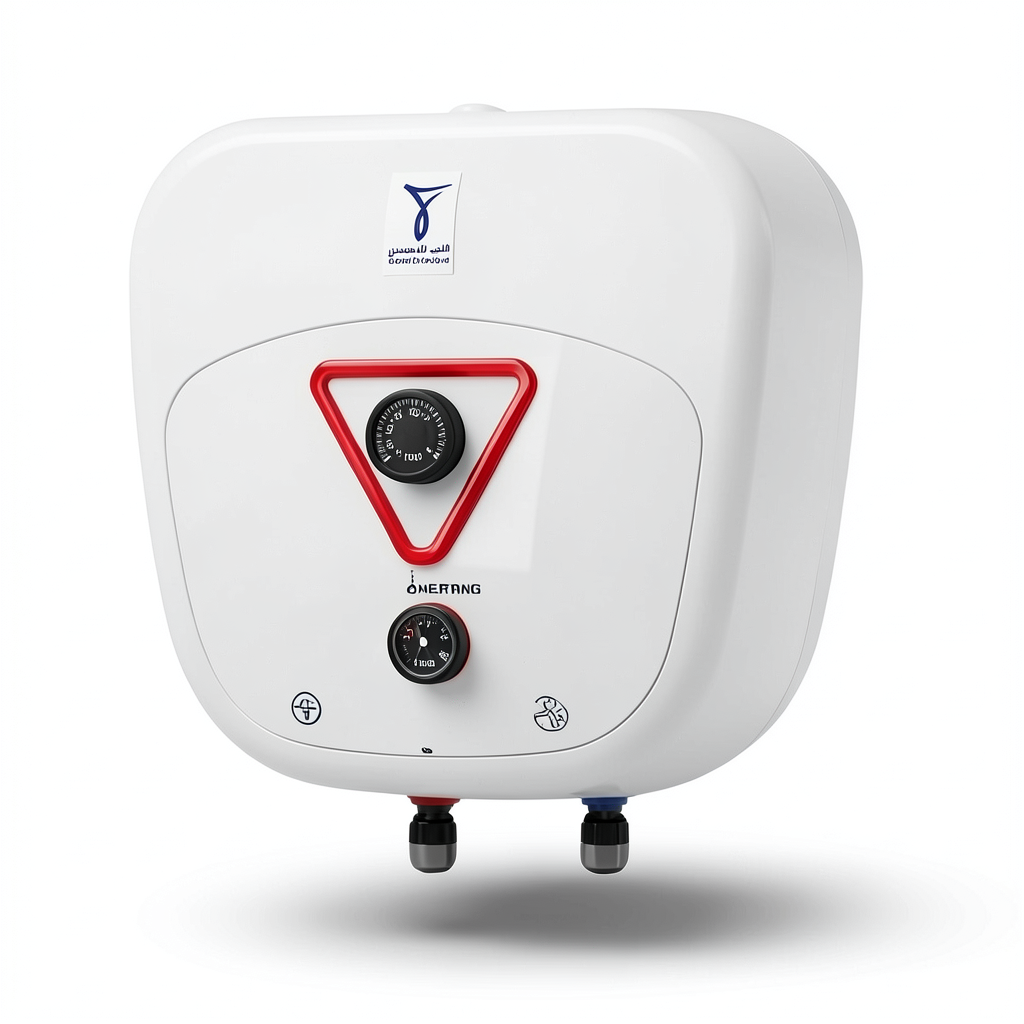 Vertical Electric Quad 15 Water Heater 15 Liter White 1200 WATT | Saudi Ceramics