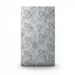 Rose wallpaper, gray color, length 15.6 m, width 106 cm