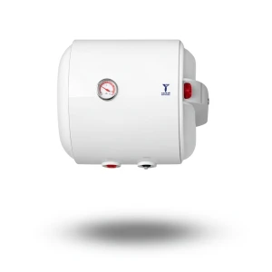 Horizontal Electric Water Heater 50 Liter 445 mm White, 1200 WATT 220/240 Volt | Saudi Ceramics