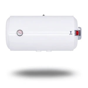 Horizontal Electric Water Heater 100 Liter Capacity 445 mm Height White, 1500 WATT 220/240 Volt | Saudi Ceramics