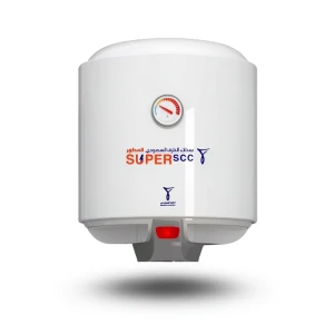 Vertical Electric Water Heater 50 Liter Capacity 531 mm Height White, 1200W 220/240V | Saudi Ceramics
