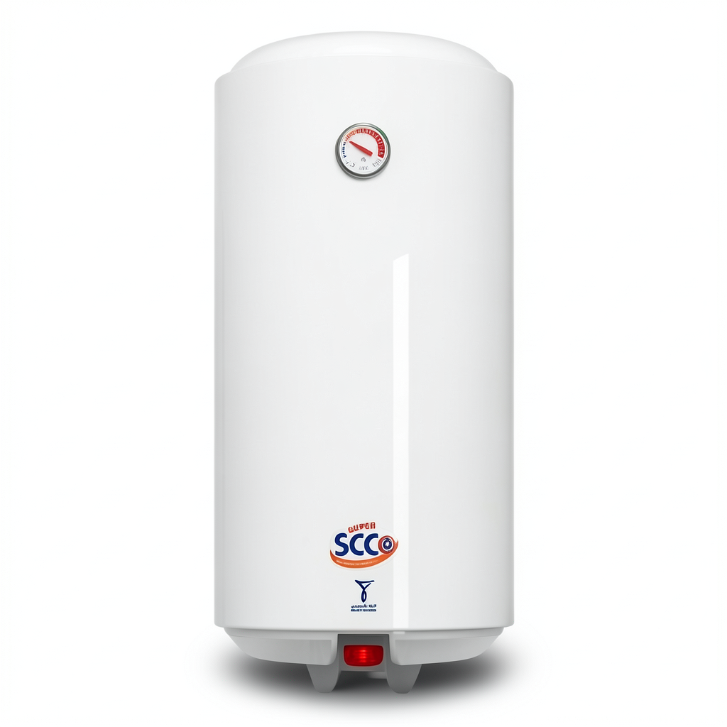 Horizontal Electric Water Heater 80L White, 1200 WATT 220/240 Volt | Saudi Ceramics