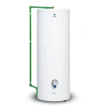 Vertical Electric Water Heater 150 Liter 6000 Watt White, Width 508 mm | Saudi Ceramics