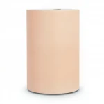 Plain wallpaper, peach beige color, size 15.6 m x 100 cm