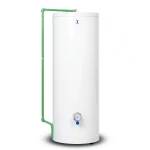 Vertical Electric Water Heater 300 Liter Capacity 560 mm Width White 3000 WATT | Saudi Ceramics