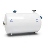 Horizontal Electric Water Heater 300 Liter Capacity 560 mm Width White 4000 WATT | Saudi Ceramics