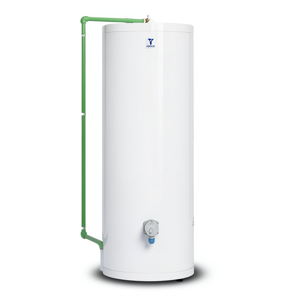 Vertical Electric Water Heater 300 Liter 560 mm White 4500 WATT | Saudi Ceramics