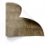 Vinyl Wallpaper, Patterned Design, Size 15.6m × 100 cm, Brown Color