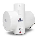 Horizontal Central Water Heater 300 Liter Capacity 560 mm Width White, 2×4.5 kW | Saudi Ceramics