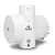 Horizontal Central Water Heater 300 Liter Capacity 560 mm Width White, 2×4.5 kW | Saudi Ceramics - Image 1
