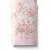 Floral wallpaper, vinyl wrap, length 15.6 m, width 106 cm, pink with white and beige color