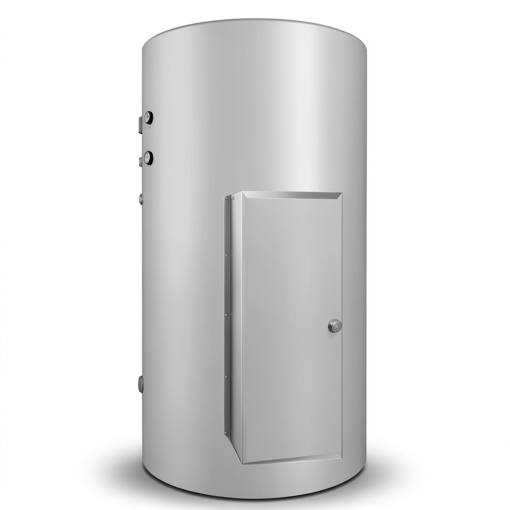 Central Water Heater 500 Liter Capacity, Diameter 700 mm, Size 1950x920 mm | eau