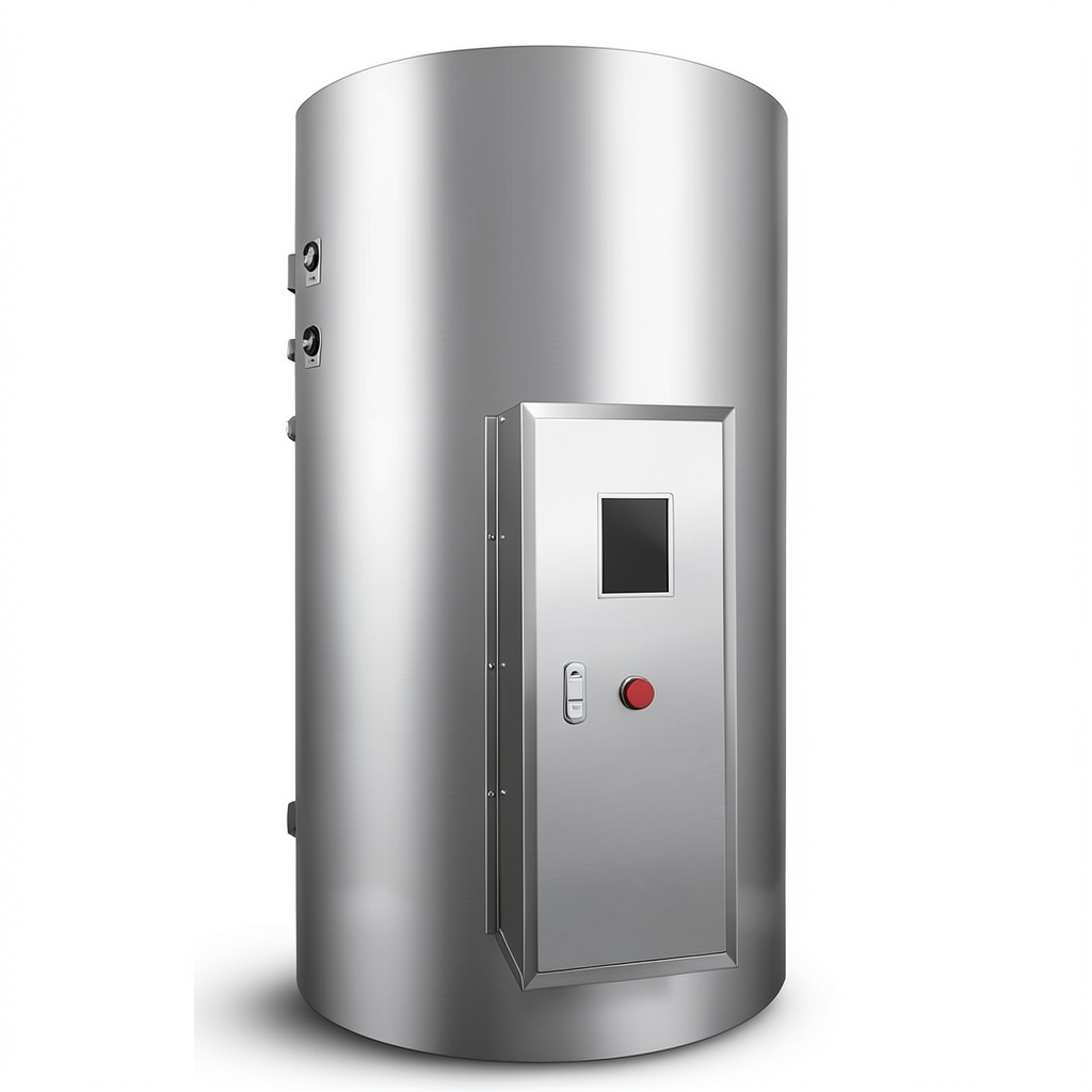 Stainless Steel Central Water Heater Capacity 1200 Liter Diameter 1100 mm Size 1900×1320 mm | eau