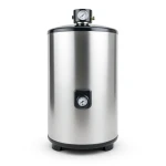 Stainless Steel Water Heater 470×1305 mm, Capacity 150 Liter