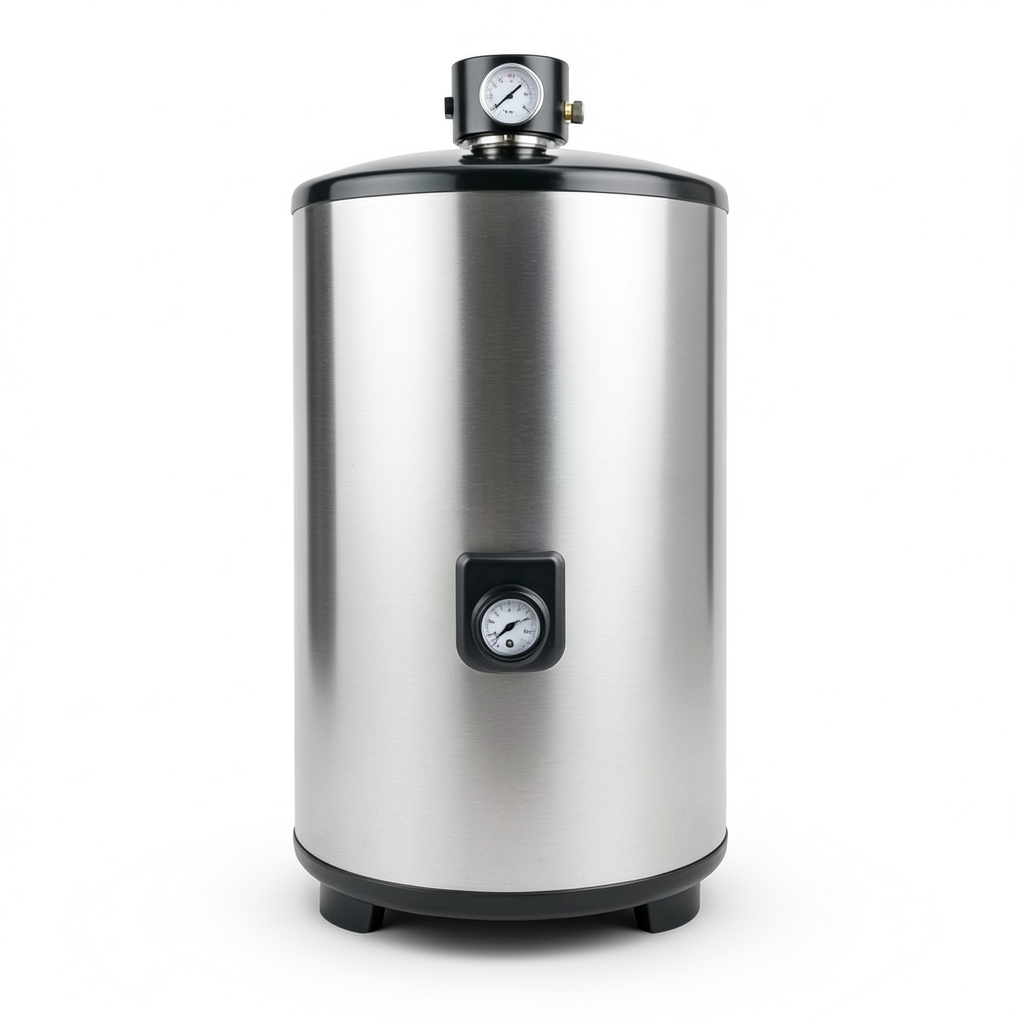 Stainless Steel Water Heater 470×1305 mm, Capacity 150 Liter