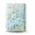 Floral wallpaper, vinyl wrap, length 15.6 m, width 106 cm, color cyan with gray and green