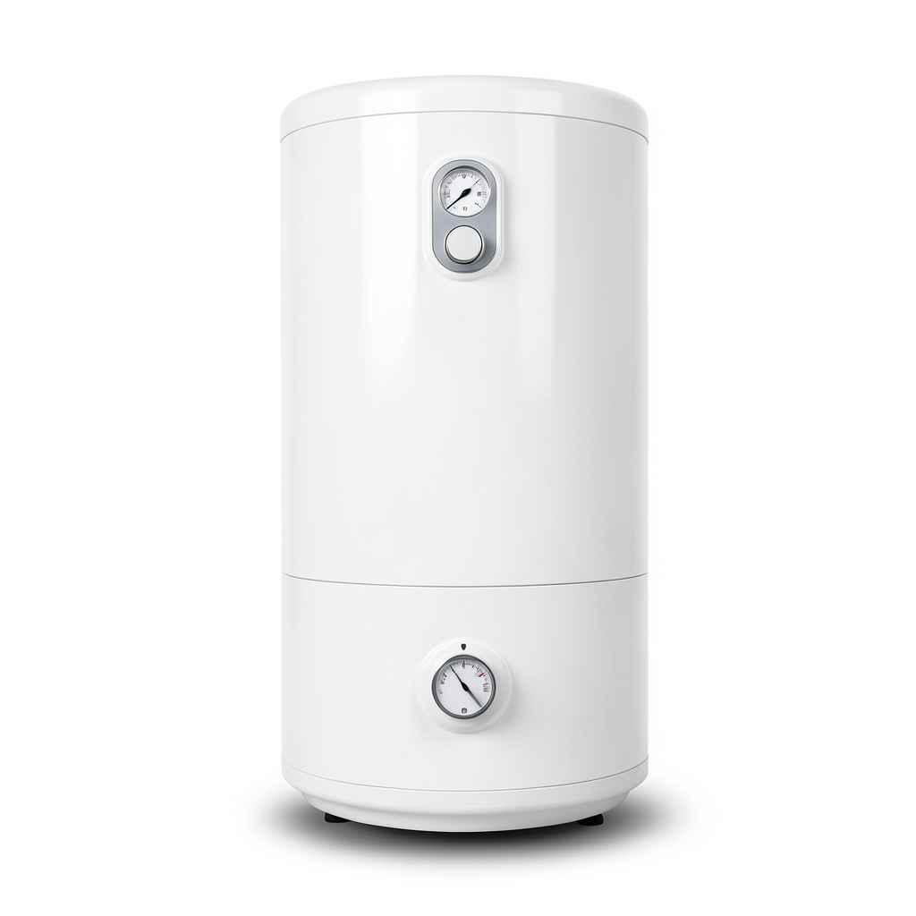 Water Heater 80 Liters White Ceramic Standing, V7 Aqua Heat
