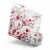 Floral wallpaper, vinyl wrap, length 15.6 m, width 106 cm, white with red and grey color