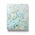 Floral wallpaper, vinyl wrap, length 15.6 m, width 106 cm, color cyan with gray and green