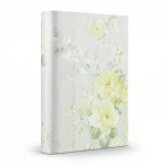 Floral Wallpaper, Length 15.6 meters, Width 106 cm, Green on yellow and grey Color