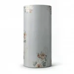 Floral Wallpaper, Size 15.6m×106cm, Gray with light and dark brown color