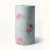 Floral Wallpaper, Size 15.6m×106cm, Gray with red and cyan color 