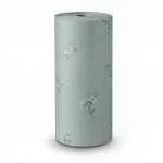 Floral Wallpaper, Length 15.6 meters, Width 106 cm, Green with Gray Color 