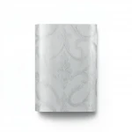 Leaf Patterned Wallpaper, Length 15.6 meters, Width 106 cm, Silver sand color