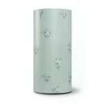 Floral Wallpaper, Length 15.6 meters, Width 106 cm, Green with Gray Color 