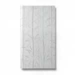 Floral wallpaper, vinyl wrap, length 15.6 m, width 106 cm, Gray color