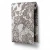 Leaf Patterned Wallpaper, Length 15.6 meters, Width 106 cm, Dark brown and light with light grey Color