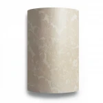 Leaf Patterned Wallpaper, Length 15.6 meters, Width 106 cm, Pastel brown Color 