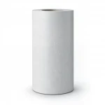 Plain Vinyl Wallpaper, Length 15.6 meters, Width 106 cm, Light Gray Color 