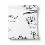 Floral Wallpaper, Length 10 meters, Width 53 cm, White Color 
