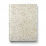 Floral wallpaper, vinyl cover, length 15.6 m, width 106 cm, beige color