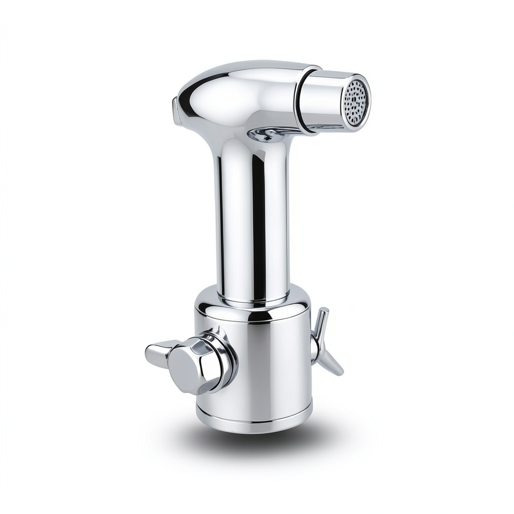 Bidet Sprayer with Mixer Valve - Chrome Finish