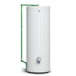 Vertical Electric Water Heater 150 Liter Height 1130 mm White 4500 WATT | Saudi Ceramics
