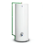 Vertical Electric Water Heater Height 1215 mm Capacity 200 Liter White 3000 WATT | Saudi Ceramics