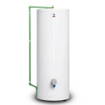 Vertical Electric Water Heater 200 Liter 1215 mm White 4000 WATT | Saudi Ceramics
