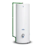 Vertical Electric Water Heater 300 Liter Capacity 1755 mm Height White 9000 WATT | Saudi Ceramics