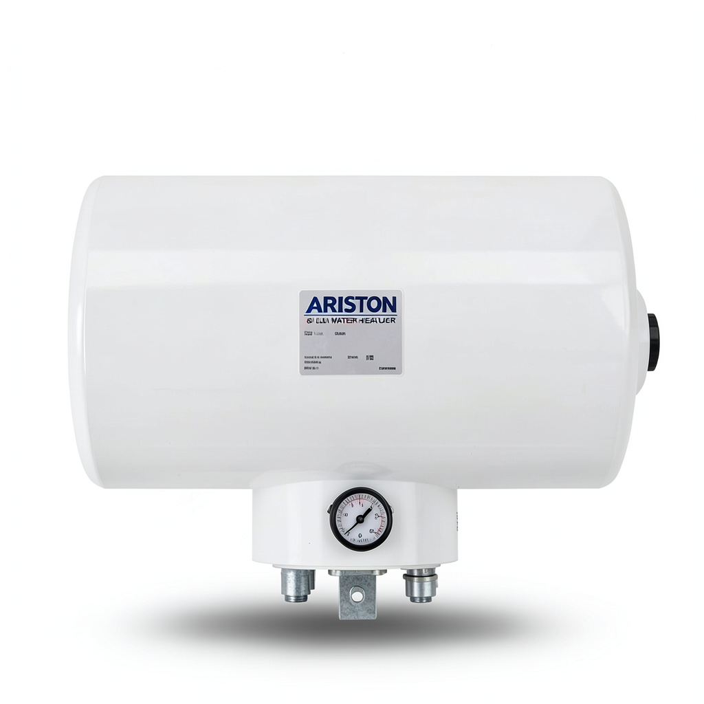 Horizontal Central Water Heater 80 Liter Capacity White, 1.5 kW | ARISTON