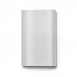 Plain Vinyl Wallpaper, 15.6m×106cm, Light Gray Color 