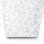   Wallpaper, Tree-Patterned Design, Snow white grey Color, Size 15.6m×106cm