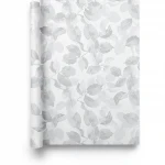 Wallpaper, Tree-Patterned Design, Gray Color, Size 15.6m×106cm