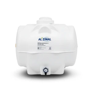 Water Tank 500 Liter Polyethylene Horizontal, Size 81x125x(87,93) cm | Al Zamil Tanks