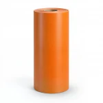 Plain Wallpaper,Vinyl Sheath, Length 15.6m, Width 106cm, orange Color 