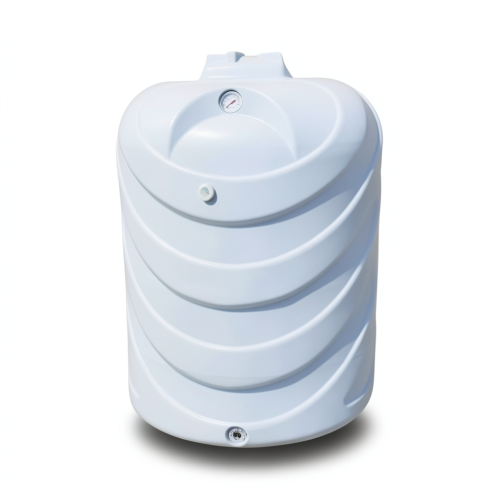 Water Tank 4000 Liter Fiberglass Vertical, Diameter 149-160 cm, Height 225-256 cm
