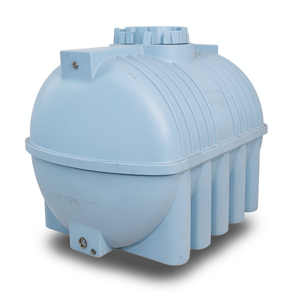 Al Arabia Water Tank Polyethylene Horizontal 200 Liter, 58cm Diameter